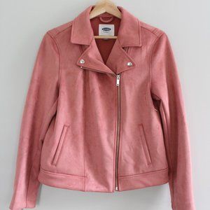 Old Navy Suede Bomber Jacket